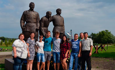 Экскурсия в Тербунский район на границе сел Озёрки и Каменки